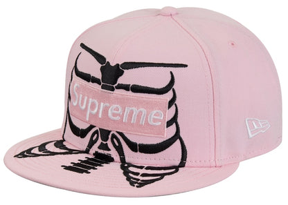 Supreme Bones Box Logo New Era 59Fifty Cap Pink