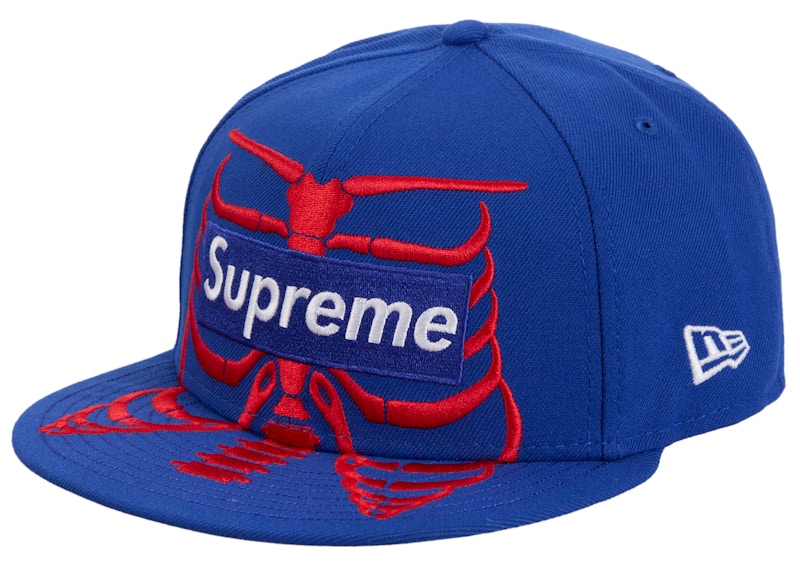 Supreme Bones Box Logo New Era 59Fifty Cap Royal