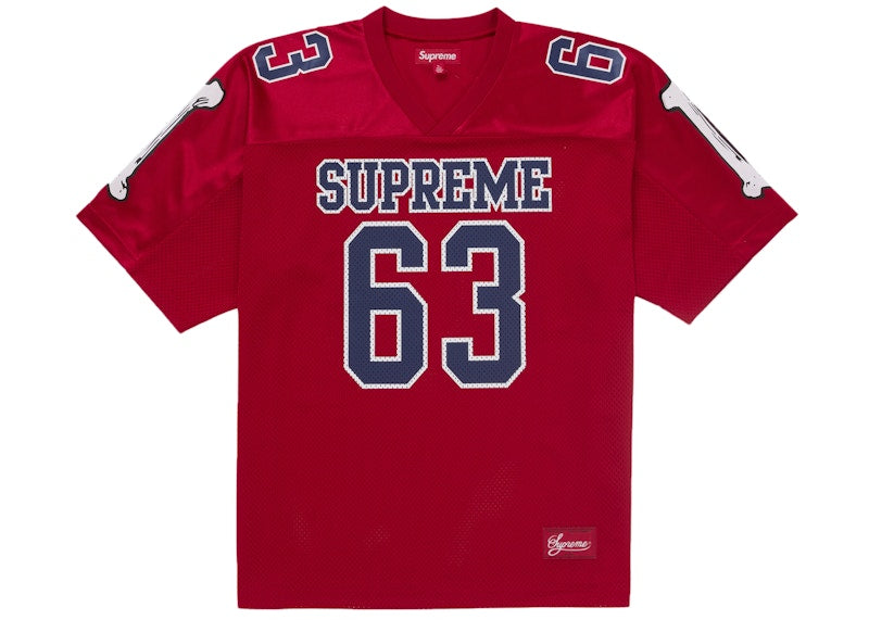 Supreme Bones Football Jersey Red