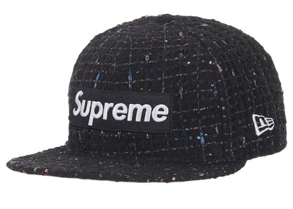 Supreme Boucle Box Logo New Era 59Fifty Fitted Cap Black