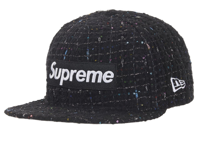 Supreme Boucle Box Logo New Era 59Fifty Fitted Cap Black