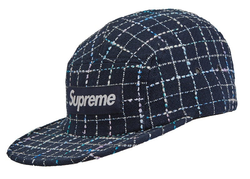 Supreme Boucle Camp Cap Navy