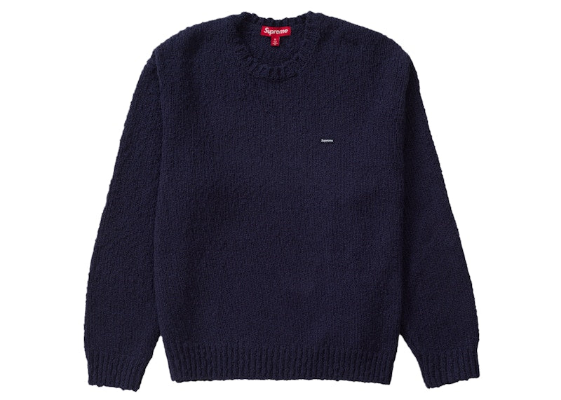 Supreme Bouclé Small Box Sweater Navy
