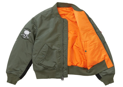 Supreme Bounty Hunter MA-1 Jacket Olive