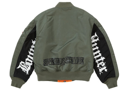Supreme Bounty Hunter MA-1 Jacket Olive