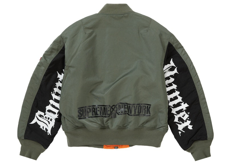 Supreme Bounty Hunter MA-1 Jacket Olive