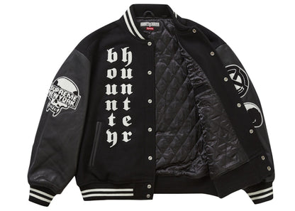 Supreme Bounty Hunter Varsity Jacket Black