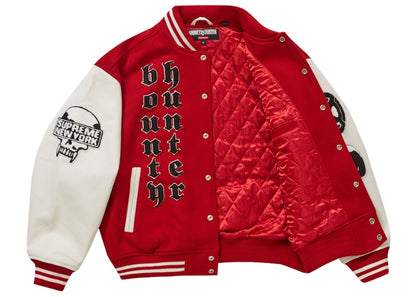 Supreme Bounty Hunter Varsity Jacket Red
