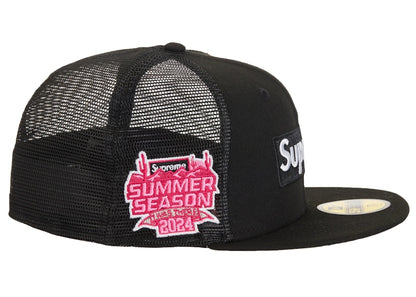 Supreme Box Logo Mesh Back New Era Cap (SS24) Black