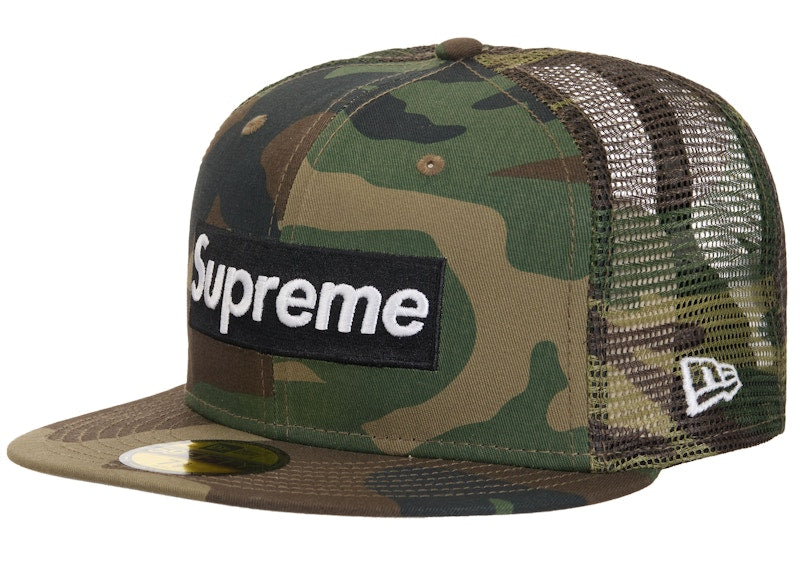 Supreme Box Logo Mesh Back New Era Cap (SS24) Camo