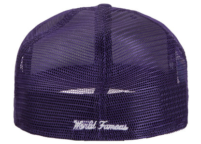 Supreme Box Logo Mesh Back New Era Cap (SS24) Purple