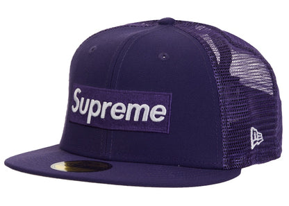 Supreme Box Logo Mesh Back New Era Cap (SS24) Purple