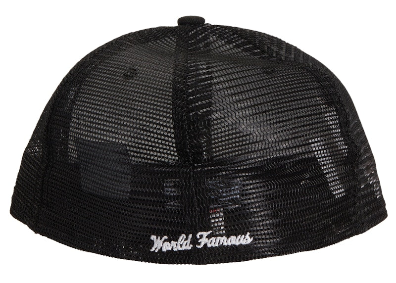 Supreme Box Logo Mesh Back New Era Hat (SS23) Black