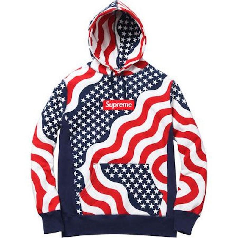 Supreme Box Logo Pullover Hoodie Multi