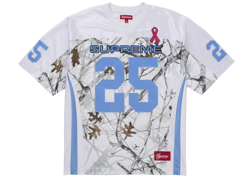Supreme Breast Cancer Awareness Football Jersey White