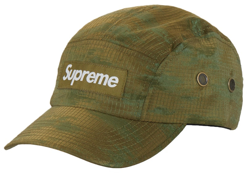 Supreme Broken Camo Camp Cap Olive