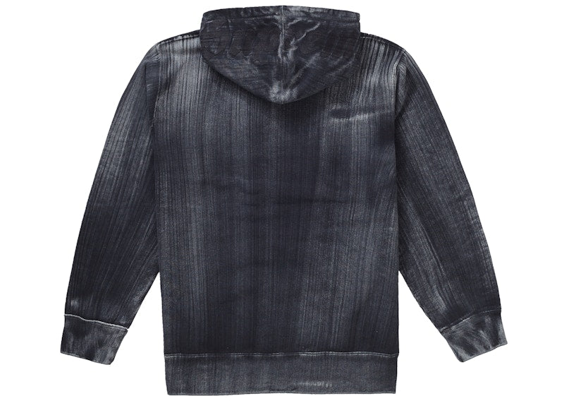 Supreme Brush Stroke Hooded Sweatshirt Black