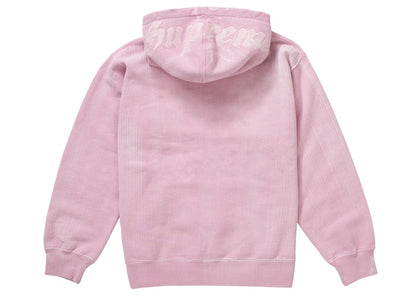 Supreme Brush Stroke Hooded Sweatshirt Pink