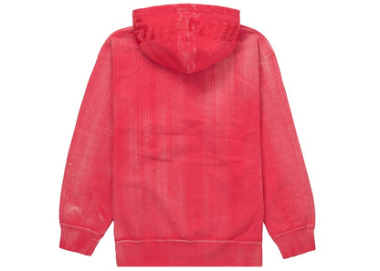 Supreme Brush Stroke Hooded Sweatshirt Red