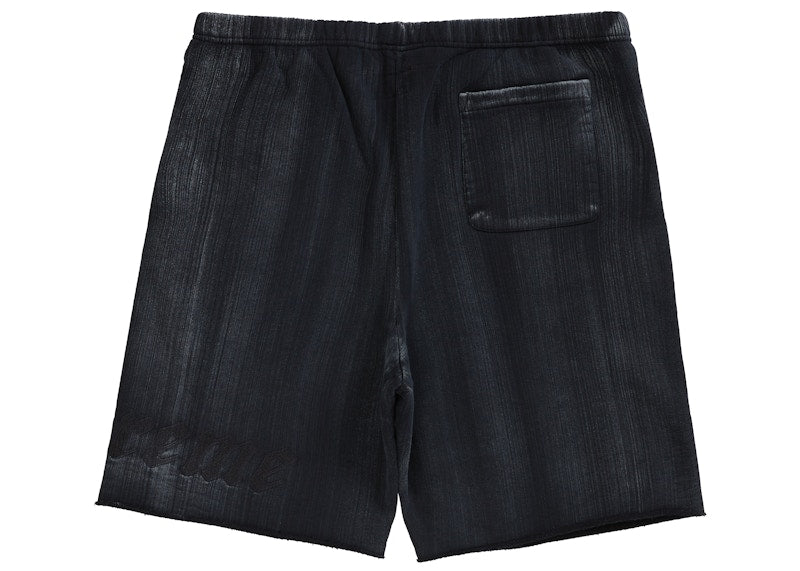Supreme Brush Stroke Sweatshort Black