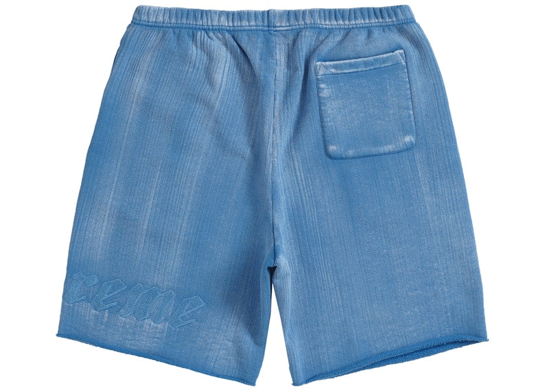 Supreme Brush Stroke Sweatshort Pale Royal