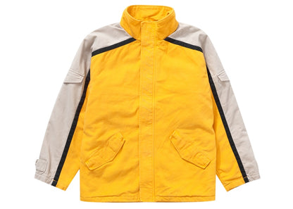 Supreme Brushed Twill Zip Jacket Yellow