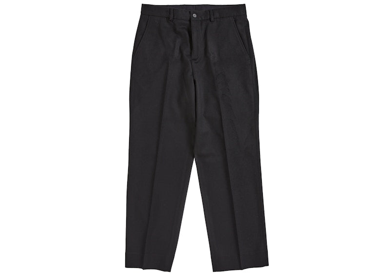 Supreme Brushed Wool Suit Black