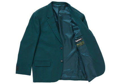 Supreme Brushed Wool Suit Teal