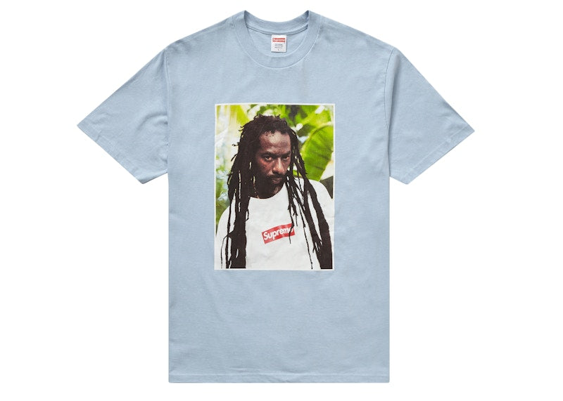 Supreme Buju Banton Tee Light Blue