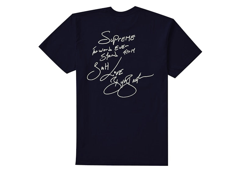 Supreme Buju Banton Tee Navy