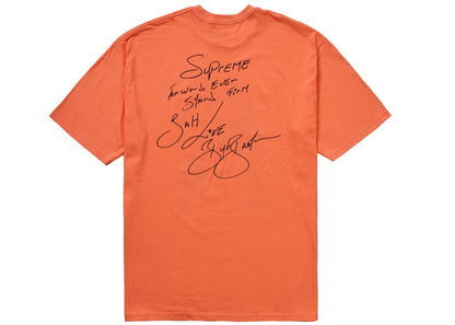 Supreme Buju Banton Tee Neon Orange