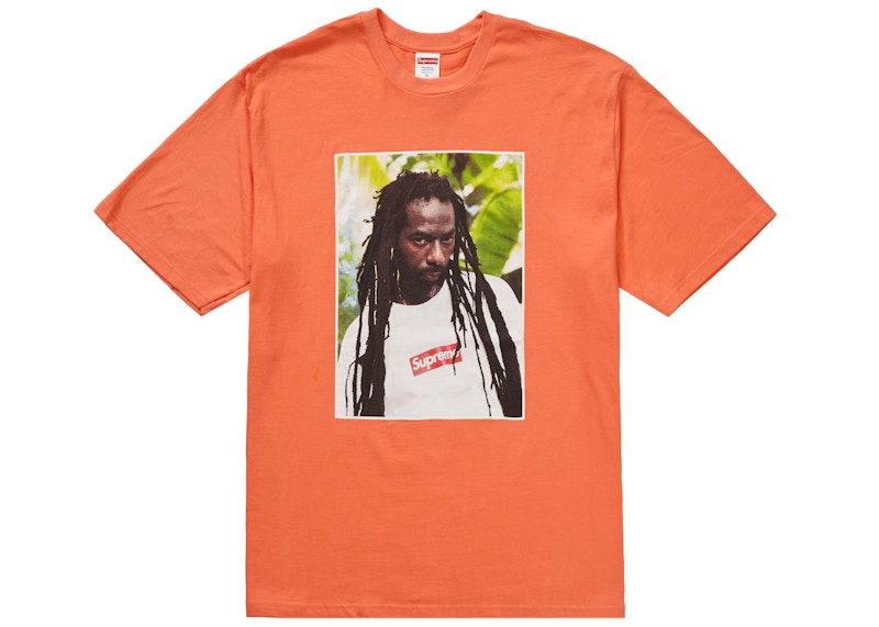 Supreme Buju Banton Tee Neon Orange