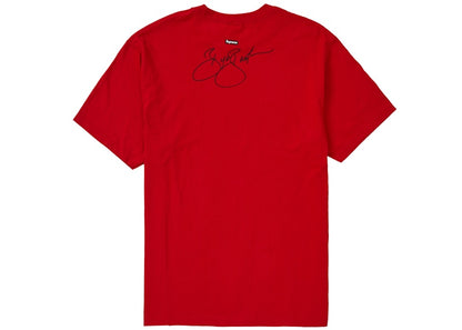 Supreme Buju Banton Wake The World Tee Red