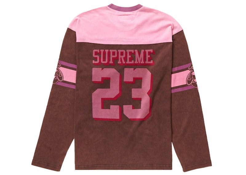 Supreme Bumblebee L/S Football Top Brown