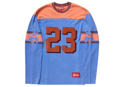 Supreme Bumblebee L/S Football Top Light Royal