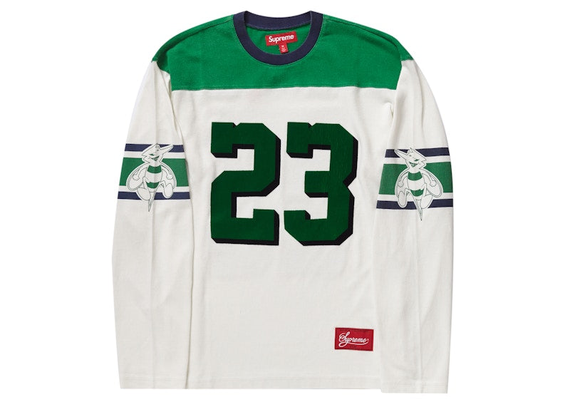 Supreme Bumblebee L/S Football Top White