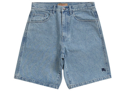 Supreme Burberry Denim Short Washed Blue