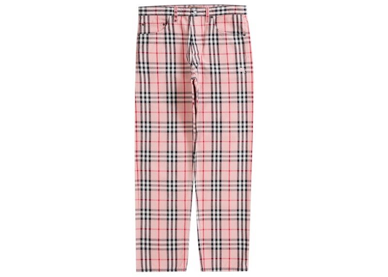 Supreme Burberry Regular Jean Pink