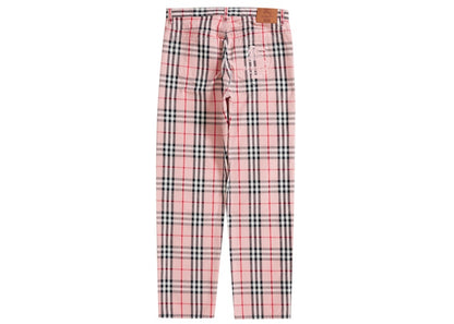 Supreme Burberry Regular Jean Pink
