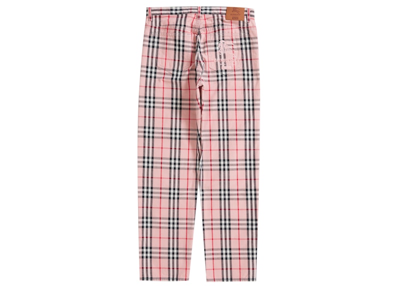 Supreme Burberry Regular Jean Pink