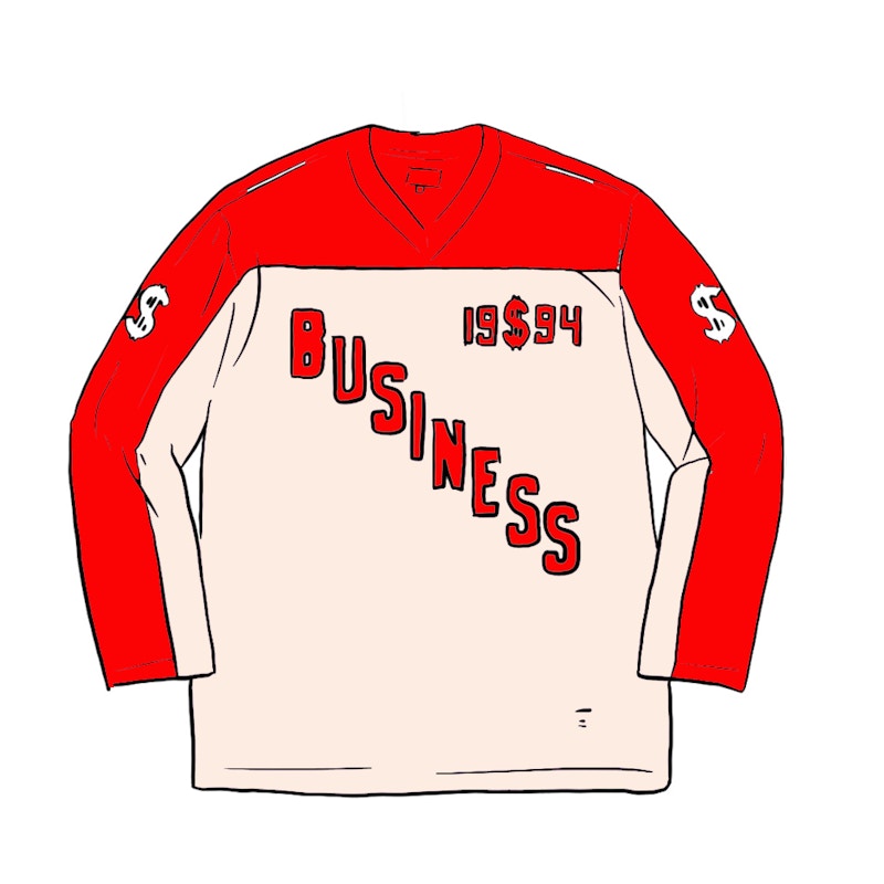 Supreme Business Hockey Jersey White