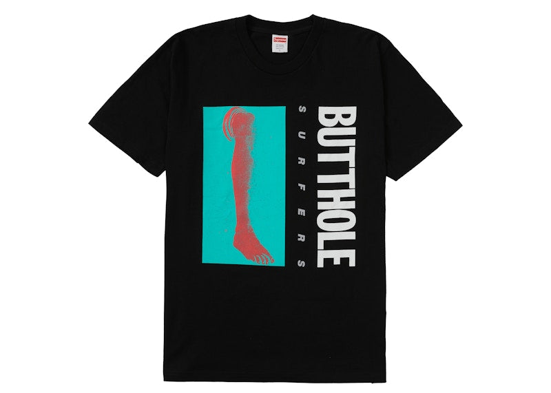 Supreme Butthole Surfers Leg Tee Black