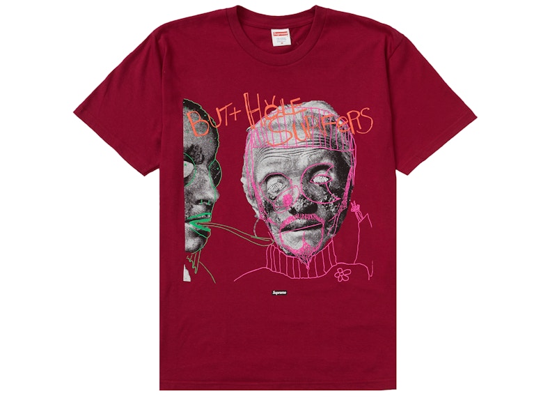Supreme Butthole Surfers Psychic Tee Dark Magenta