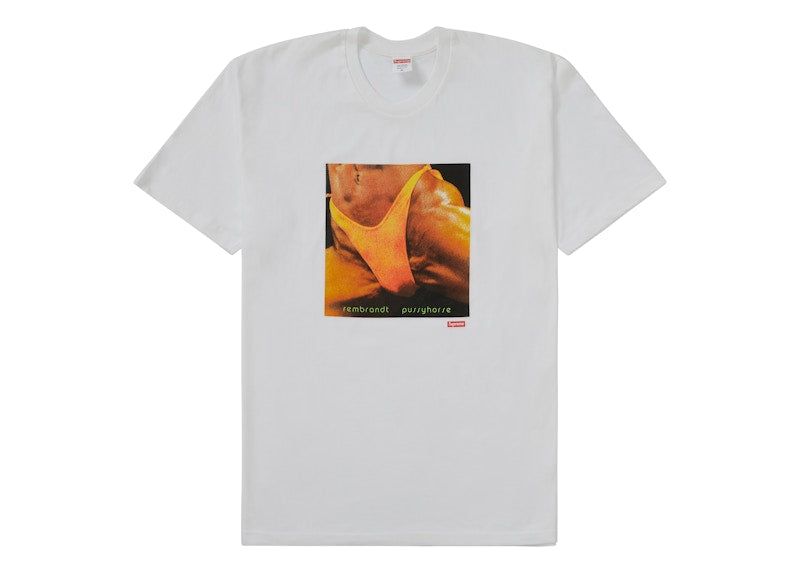 Supreme Butthole Surfers Rembrandt Pussyhorse Tee White