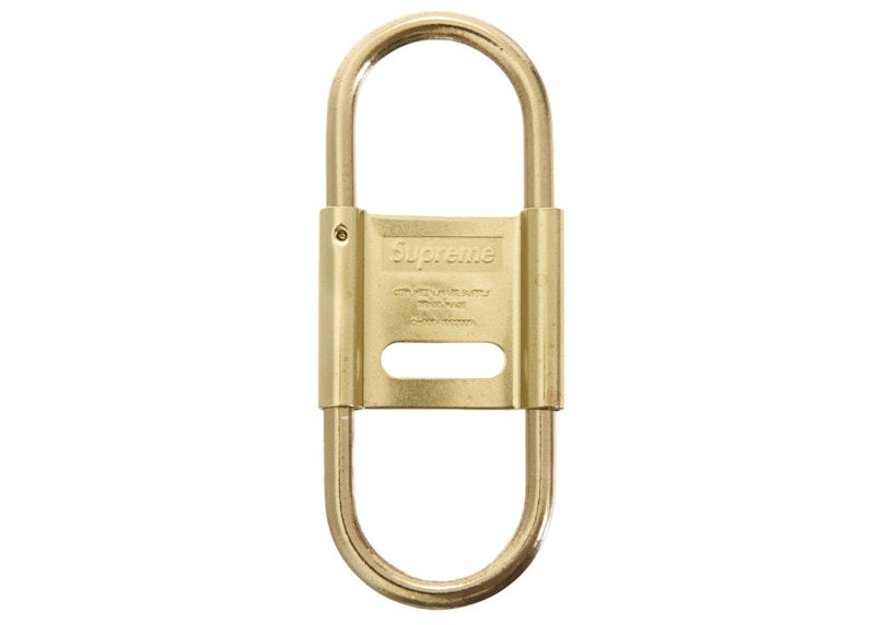 Supreme CDW Delta Carabiner Gold