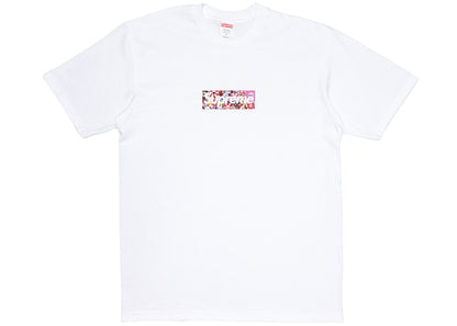 Supreme Takashi Murakami COVID-19 Relief Box Logo Tee White