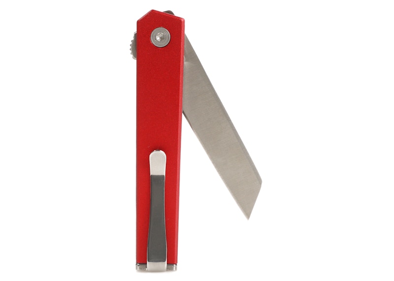 Supreme CRKT CEO Microflipper Pocket Knife Red