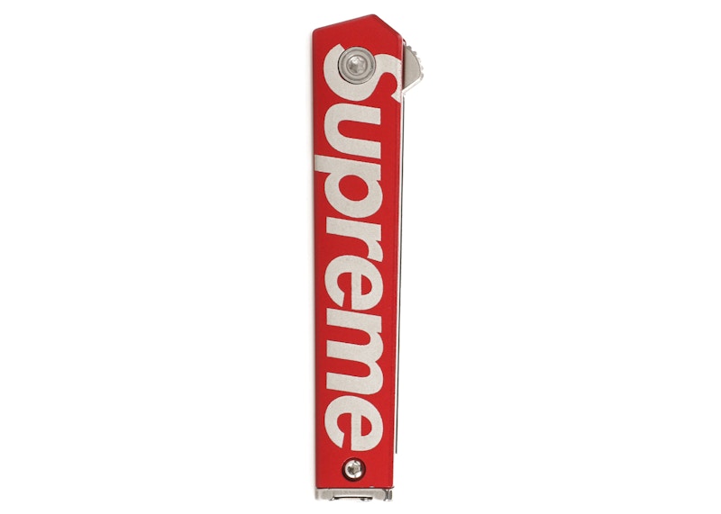 Supreme CRKT CEO Microflipper Pocket Knife Red