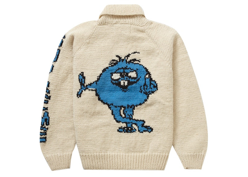 Supreme Camacho Cowichan Sweater Natural