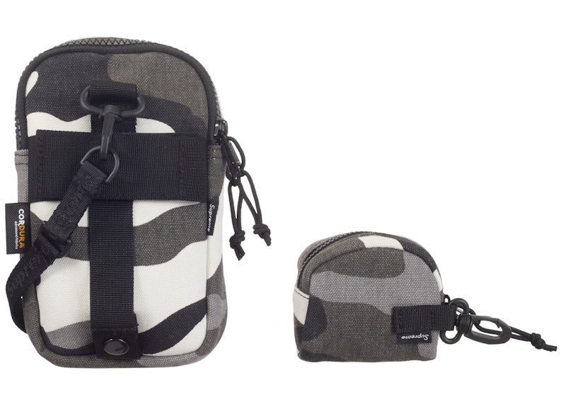 Supreme Camera Bag + Mini Pouch Snow Camo